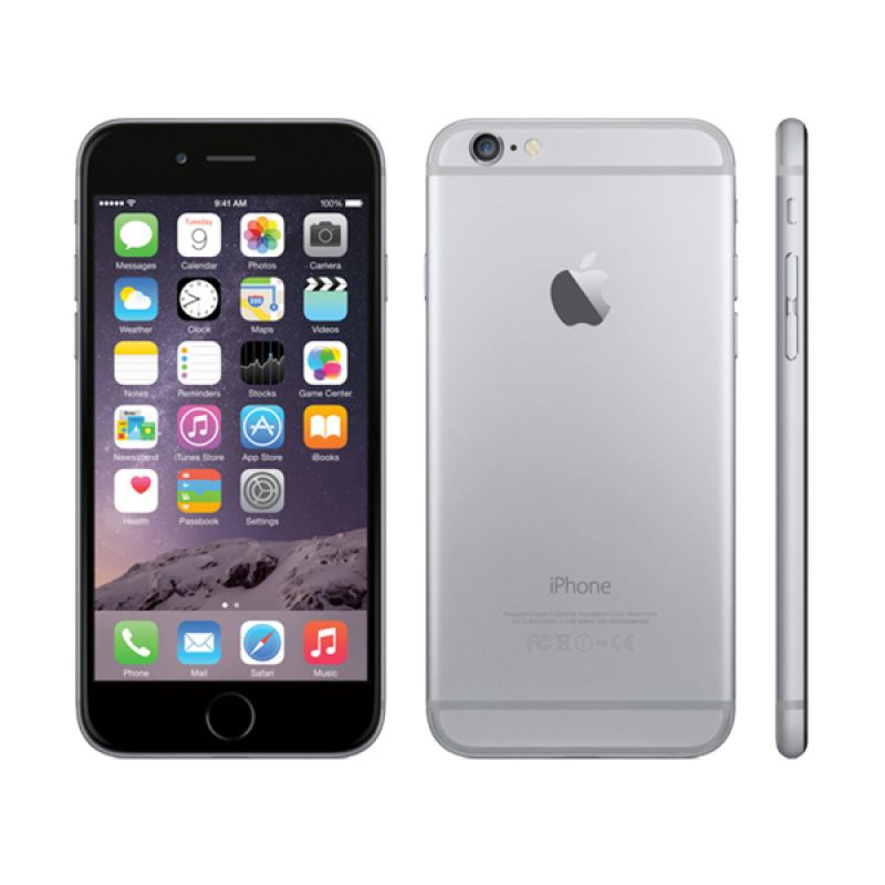 Apple iPhone 6 64GB Smartphone - Space Gray Extra diskon 7% setiap hari Extra diskon 5% setiap hari