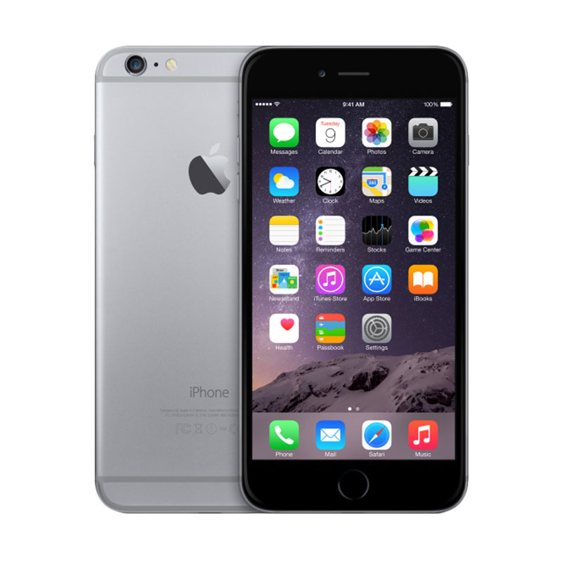Jual Apple iPhone 6 Plus 128 GB Smartphone - Space Grey 