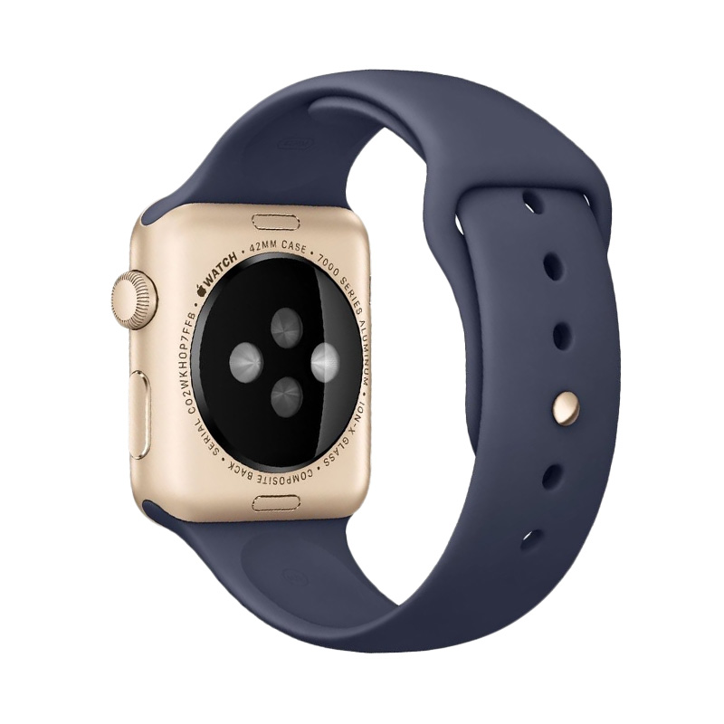 Jual Apple Watch Sport 42mm Gold Midnight Blue Smartwatch
