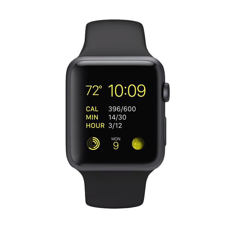 Jual Apple Watch Sport Alumunium Hitam Smartwatch [42mm