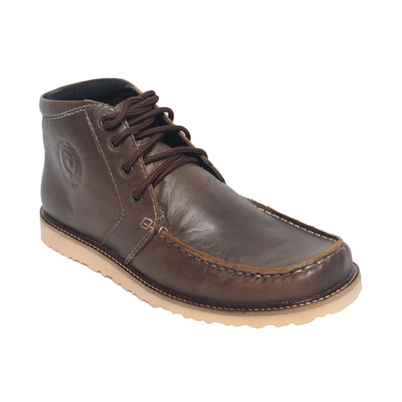 Raindoz Boots High Dark Brown Sepatu Pria