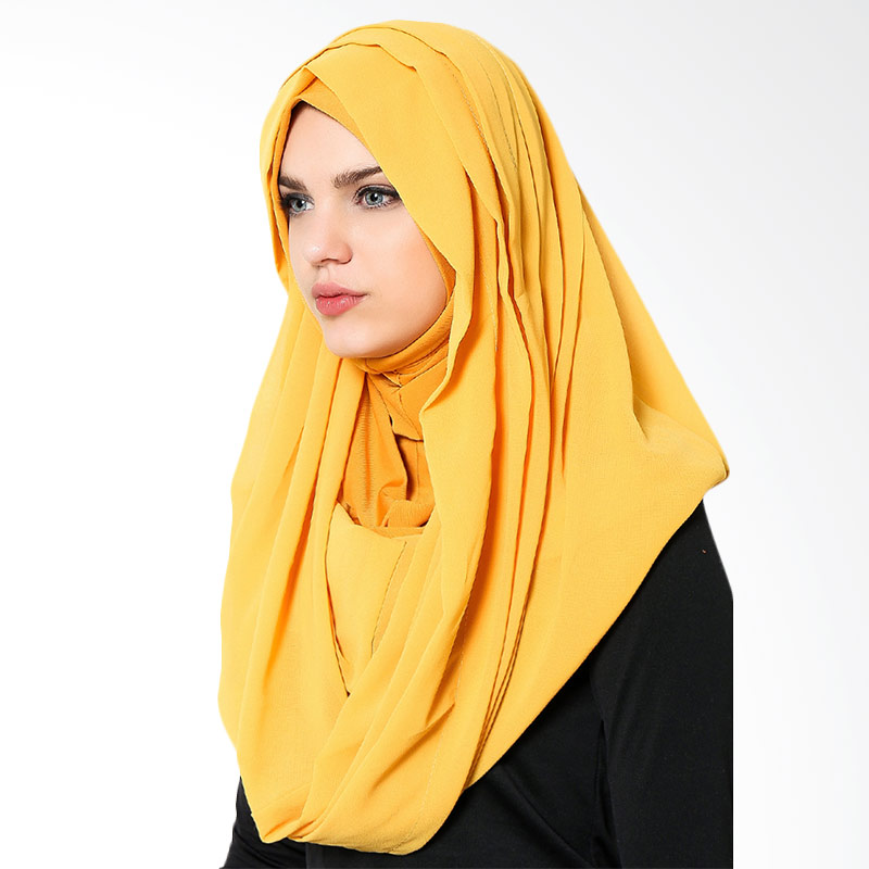 Arela Instant Coloodie Ceruti Kerudung - Yellow