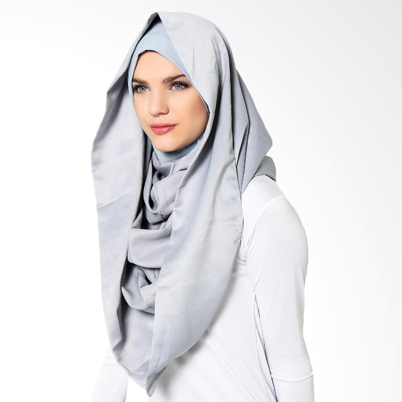 Arela Instant Hoodie Cavali Hijab - Grey