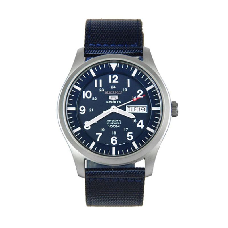 Seiko 5 Military Automatic Sports SNZG11K1 Jam Tangan Pria Nato Strap