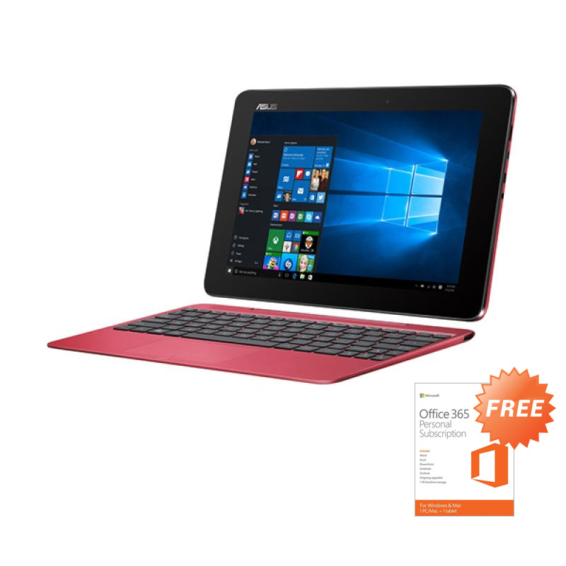 Jual Asus Transformer Book T100ha Fu015t Rouge Pink Laptop 2 In 1 10 Quad Core 64gb Win 10 Office 365 Personal Online November 2020 Blibli Com