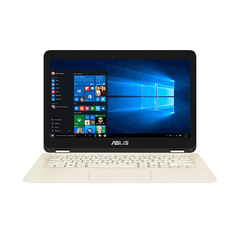 Asus Zenbook UX360CA-C4116T Notebook - Gold [13.3 Inch/Core M6Y30/512GB SSD/8GB/Win 10]