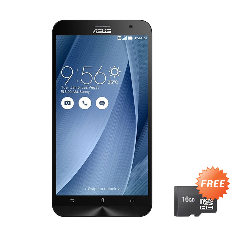 Asus Zenfone 2 Laser ZE500KG Silver Smartphone [16 GB/RAM 2 GB] + Micro SD 16GB