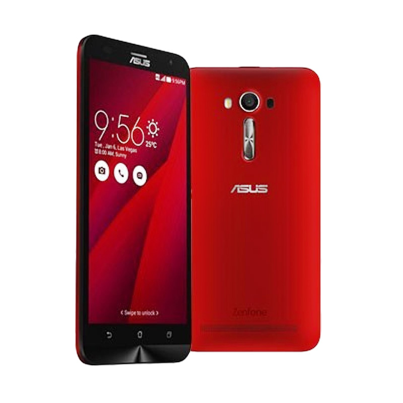Asus Zenfone 2 Laser ZE550KL Smartphone - Red [4G LTE/RAM 2GB/16GB]