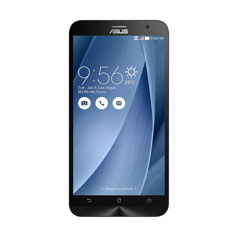 Asus Zenfone 2 ZE551ML Smartphone - Silver [16GB/ 2GB/ Garansi Resmi]