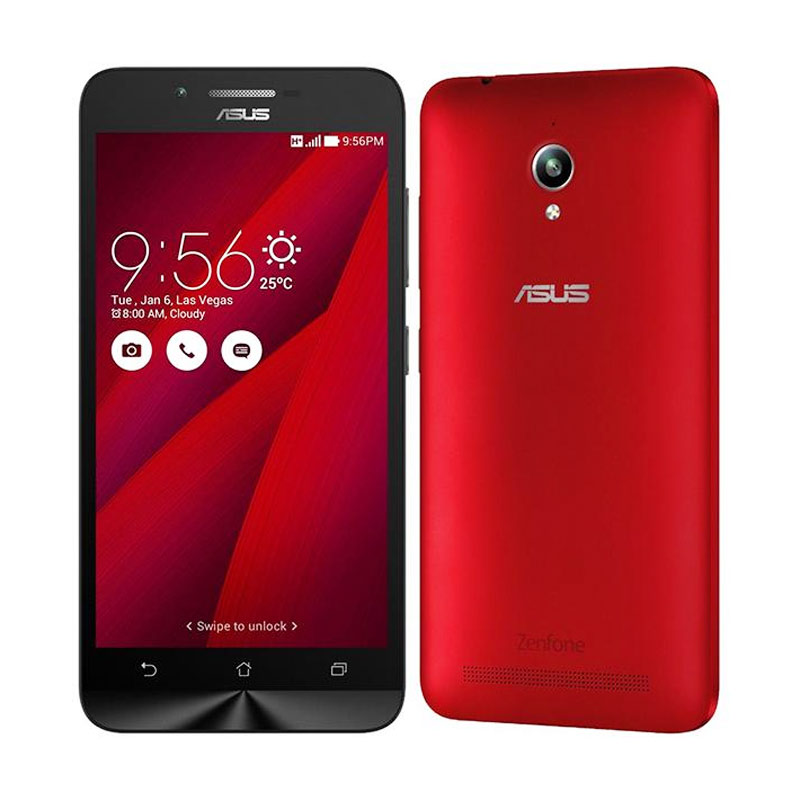 Asus Zenfone Go ZC500TG Smartphone - Red [16GB/ 2GB]