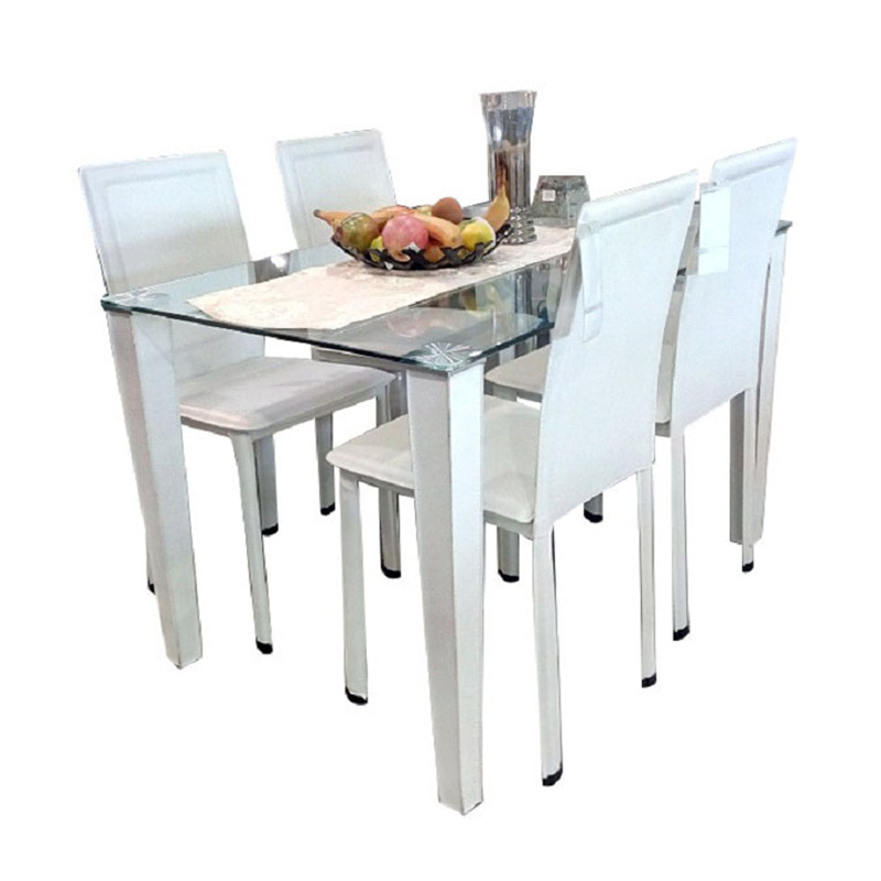 Jual Atria Uranus Dining Set Meja Makan Putih 
