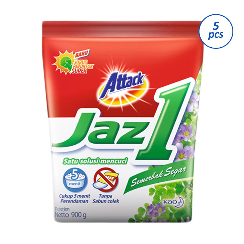Attack Jaz1 Semerbak Segar 900g jual attack jaz 1 semerbak segar detergent 900 g 5 pcs Attack Jaz1 Semerbak Segar 900g jual attack jaz 1 semerbak segar detergent 900 g 5 pcs