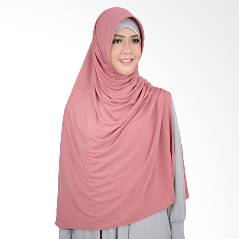 Atteena Hijab Nabila Azra Bergo - Dusty Pink