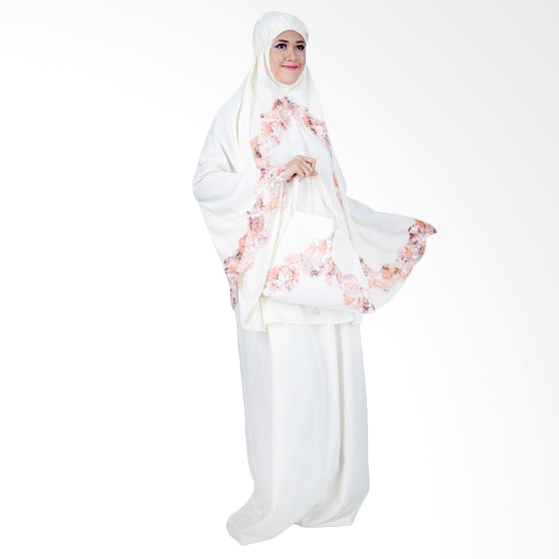 Baju Gamis Sutera Brokat Terbaru Warna Putih Tulang Baju Gamis