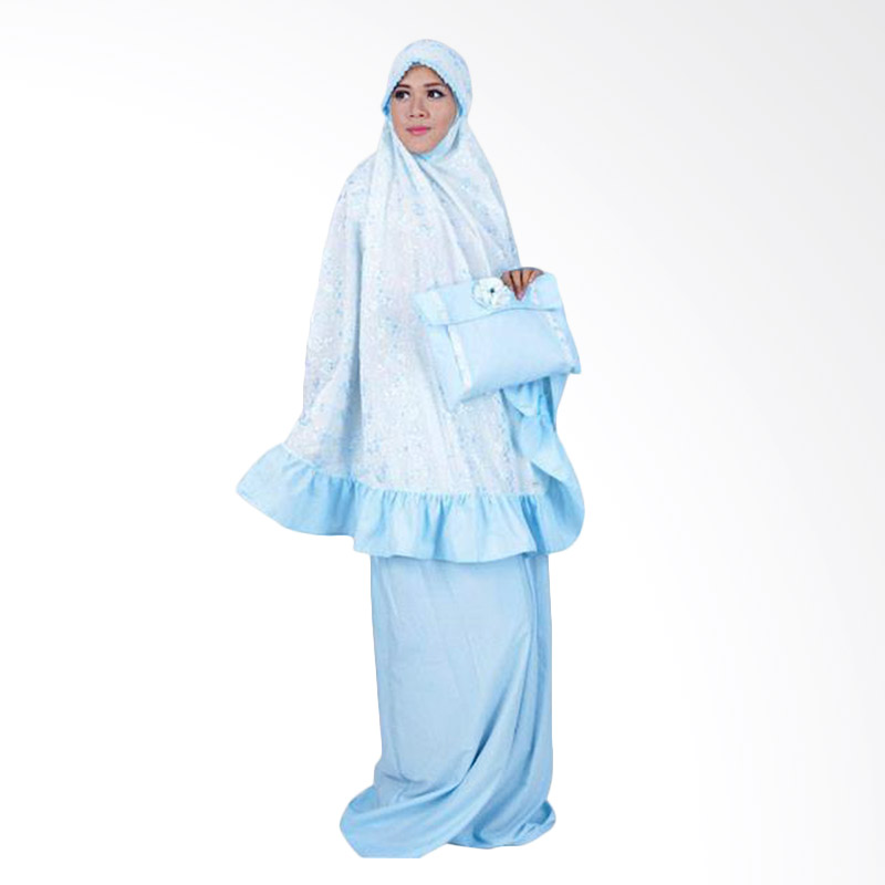 Atteena Hijab Tsania Mukena - Biru Turkis