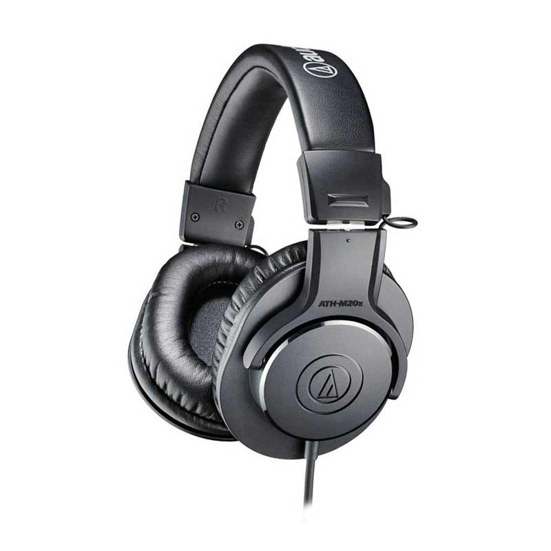 Audio Technica ATH-M20X Professional Studio Monitor Headphones - Black