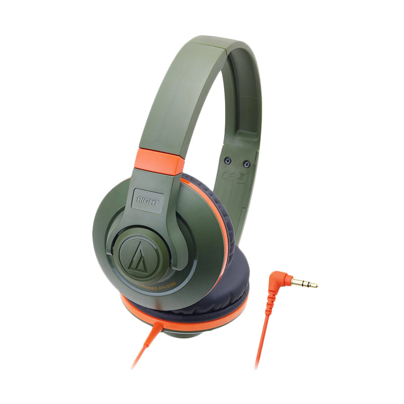 Jual Audio Technica ATHS300 Kh Street Monitoring Headphones Orange