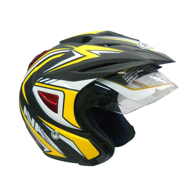 Jual Kamis Ganteng - AVA K7 Falcon Yellow Helm Half Face 