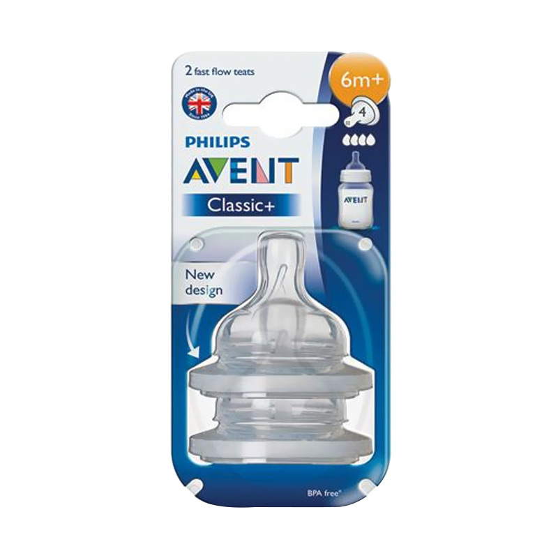 jual avent classic teat fast flow 6m harga jual avent classic teat fast flow 6m harga
