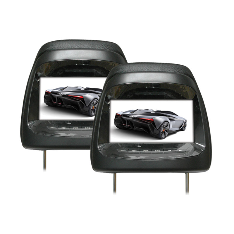 Jual AVT HM7188RM Black Headrest Monitor for Mitsubishi Pajero TV