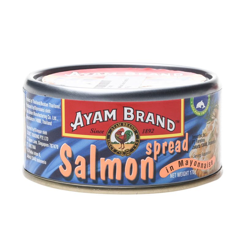 Promo Ayam Brand Salmon Spread In Mayonnaise [170 g] Diskon 13 di Seller Ayam Brand Official
