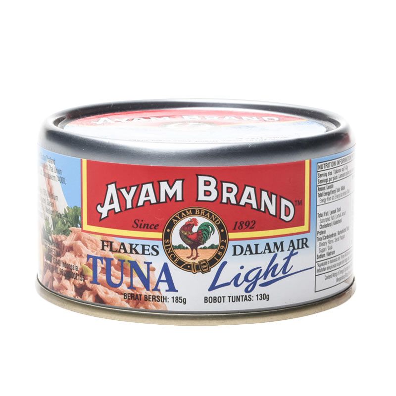 Jual Ayam Brand Tuna Light Flakes In Water 185 g Online ...