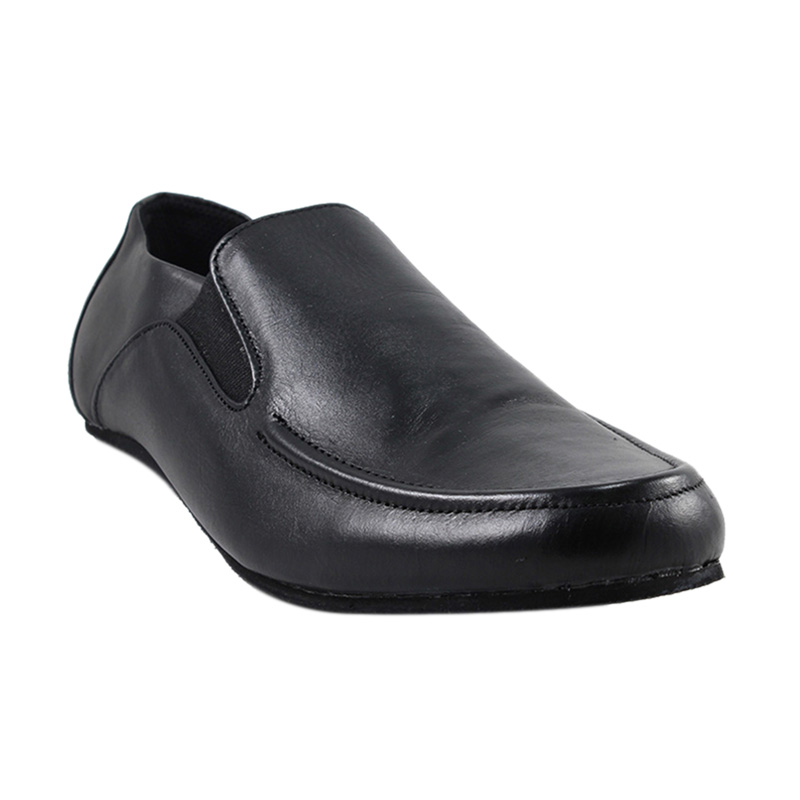 Azcost Poloser Sepatu Slip On Pria - Black