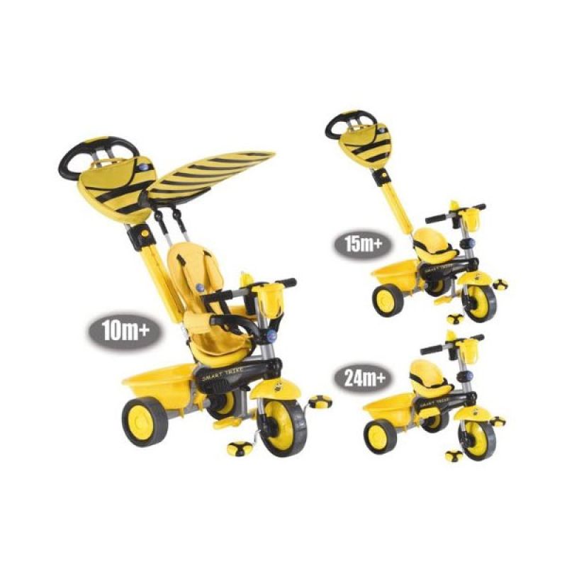 Jual Smart Trike New Zoo Bee Yellow 