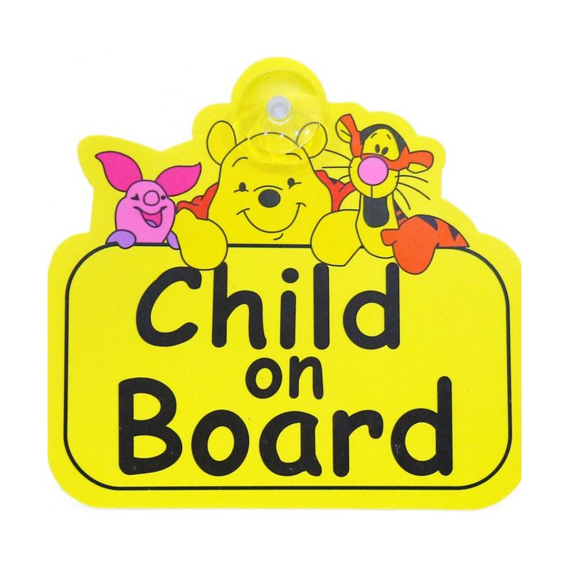 Jual AmanBayiKu Baby on Board Car Sign Winnie The Pooh 