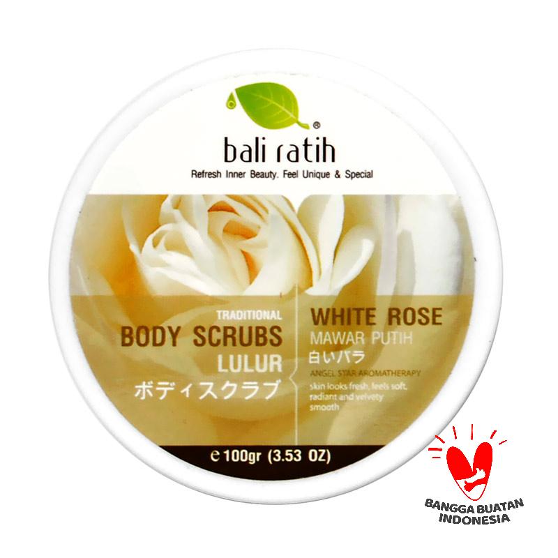 Promo Bali Ratih Body Scrub White Rose [100 g] Diskon 37 di Seller