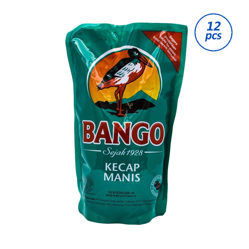Jual Bango Refill Kecap Manis [600 mL/12 pouch] Online