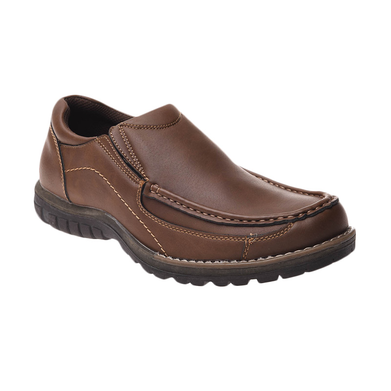 Bata Xen Men Casual 8514122 Brown Sepatu Pria