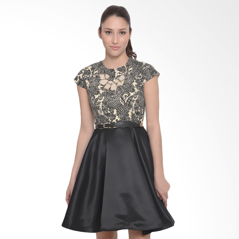 Bateeq 14-175 Short Sleeve Cotton Dress - Black
