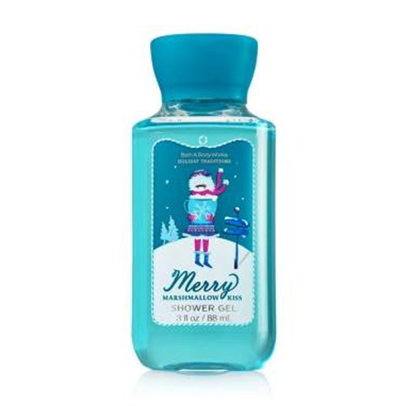 Jual Bath & Body Works Travel Size Shower Gel Merry Marshmallow Kiss