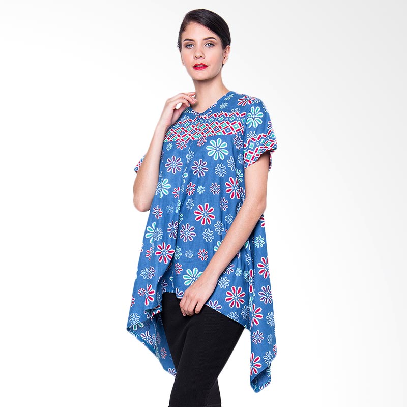 jual batik etniq craft blouse a flower atasan wanita jual batik etniq craft blouse a flower atasan wanita