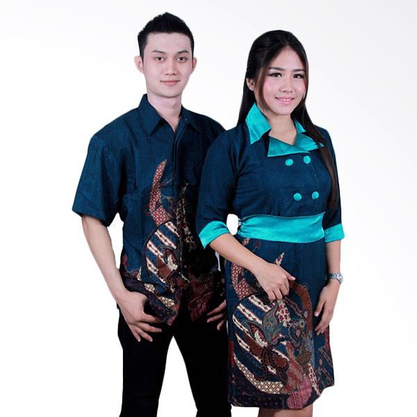 Batik Putri Ayu Solo SRD13 Couple Dress - Tosca