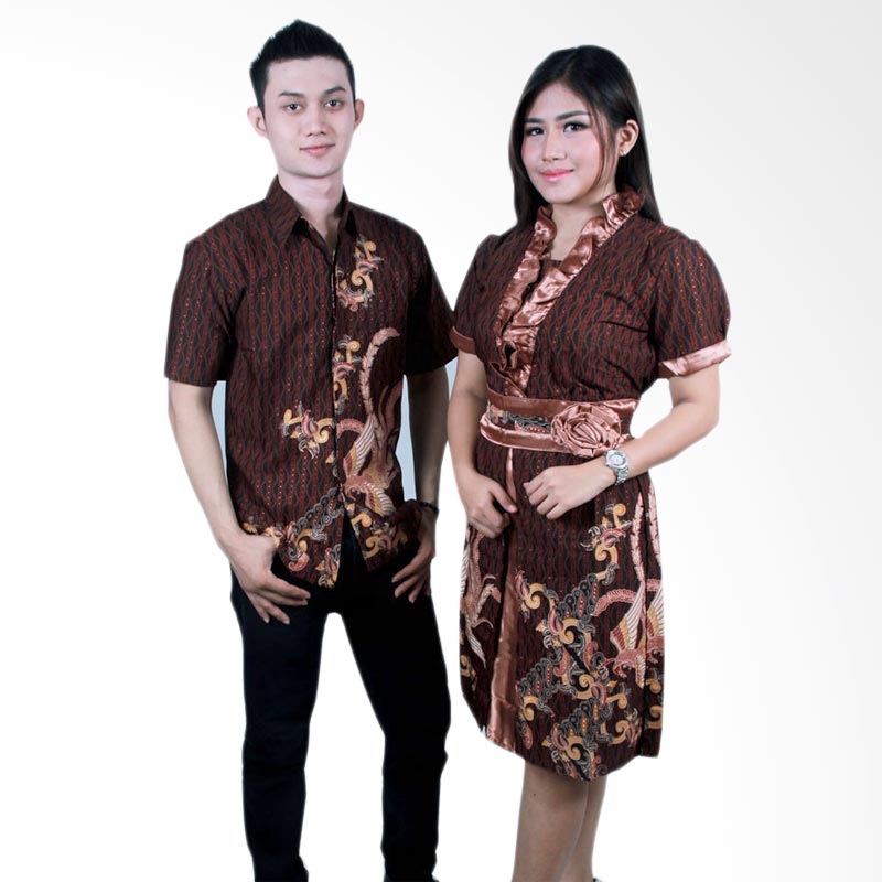 Jual Batik Putri Ayu Solo Batik Sarimbit Dress SRD36 Baju Jual Batik Putri Ayu Solo Batik Sarimbit Dress SRD36 Baju