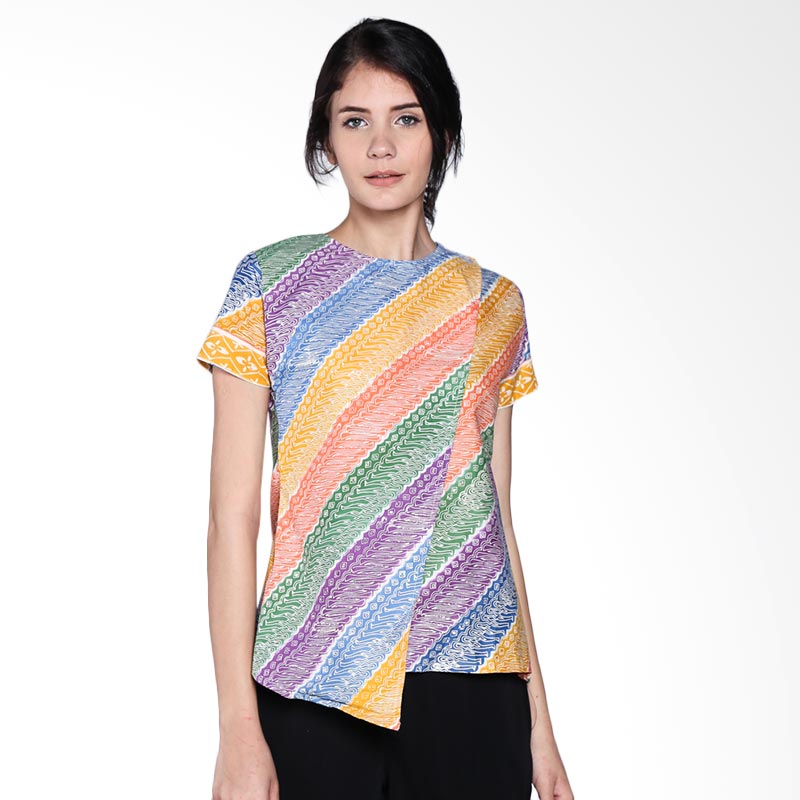 jual batik trusmi blus katun motif liris pelangi atasan wanita harga kualitas jual batik trusmi blus katun motif liris pelangi atasan wanita harga kualitas