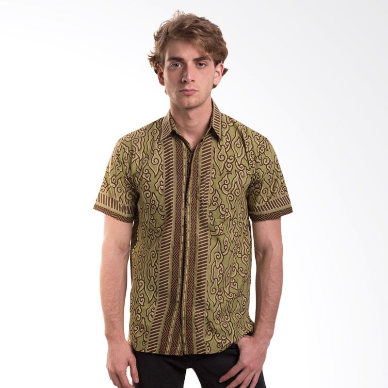 Harga Batik Trusmi Hem Katun Tulis Motif Mega mendung Harga Batik Trusmi Hem Katun Tulis Motif Mega mendung