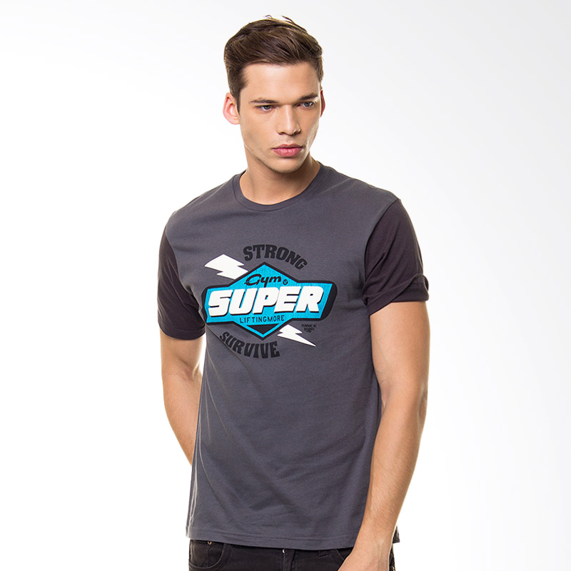 BCD Intelegence Sports Gym Super T-Shirt - Charcoal Extra diskon 7% setiap hari Extra diskon 5% setiap hari Citibank – lebih hemat 10%