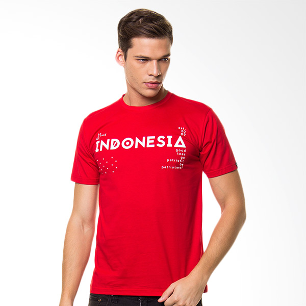 Be Proud of Indonesia Simple Kaos Pria - Red Extra diskon 7% setiap hari Extra diskon 5% setiap hari Citibank – lebih hemat 10%