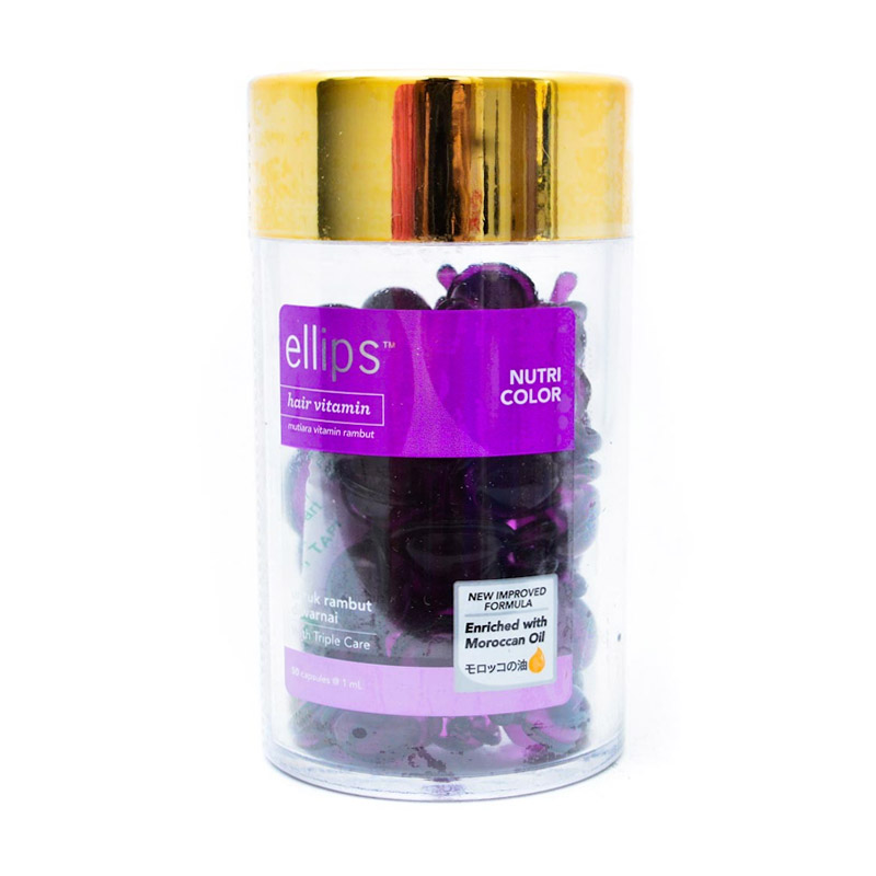Jual Ellips Vitamin Rambut Bottle Nutri Color Ungu Murah
