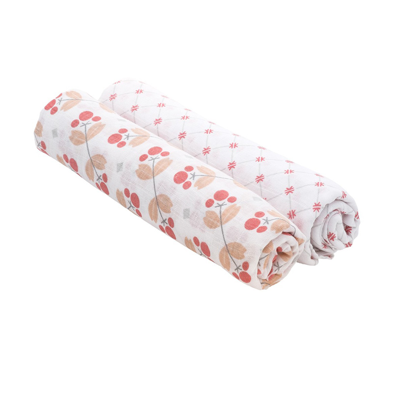 bebe au lait set of 4 muslin swaddle blankets