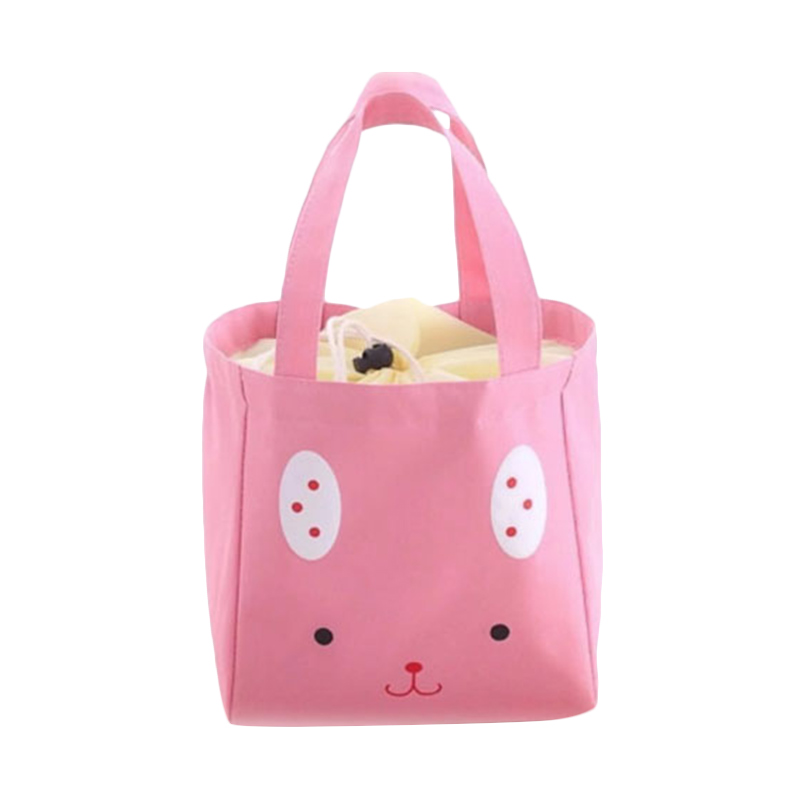 jual bellino serut thermal trio kelinci lunchbag pink jual bellino serut thermal trio kelinci lunchbag pink