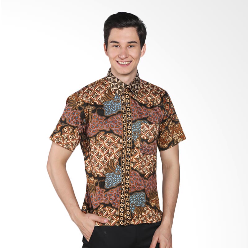 Bemito Batik Kemeja Pria - Coklat