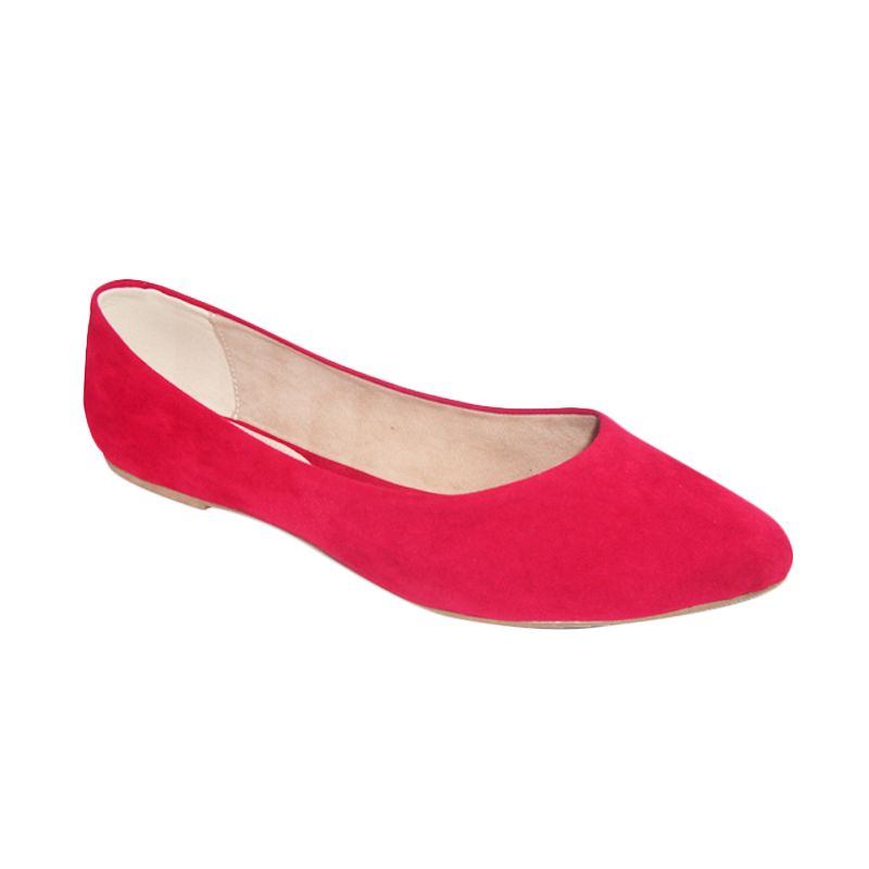 Benitz Flat 1210 Merah Sepatu Wanita