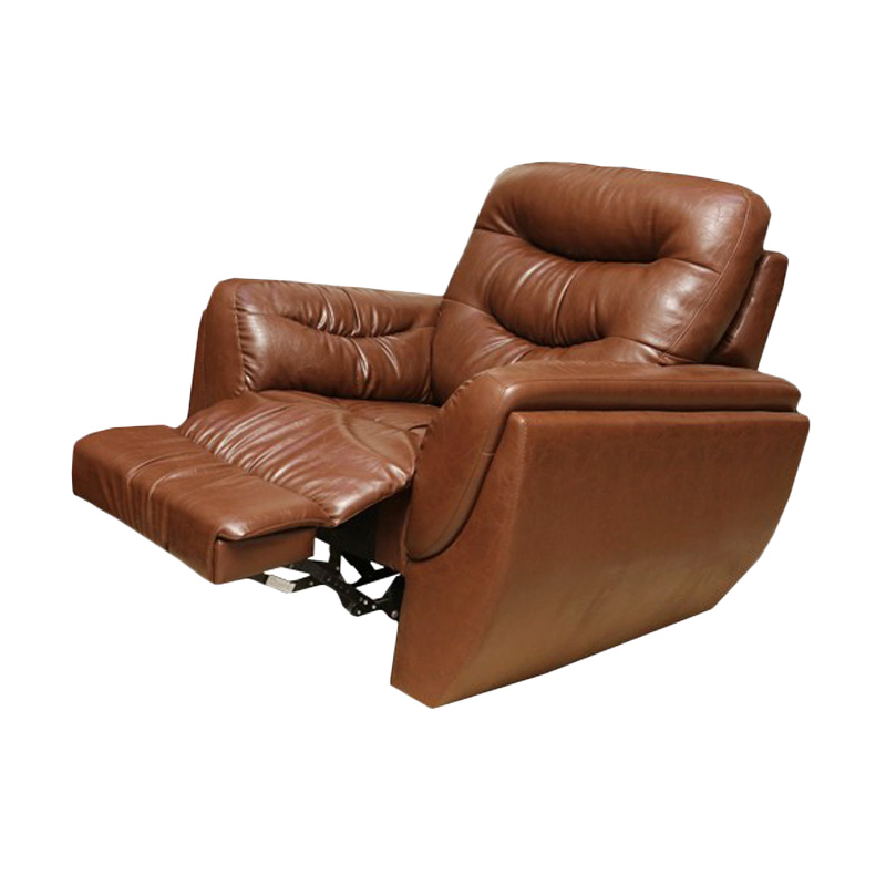Promo Best Furniture Wellington's Ebonia Recliner 1 Dudukan Brown Sofa