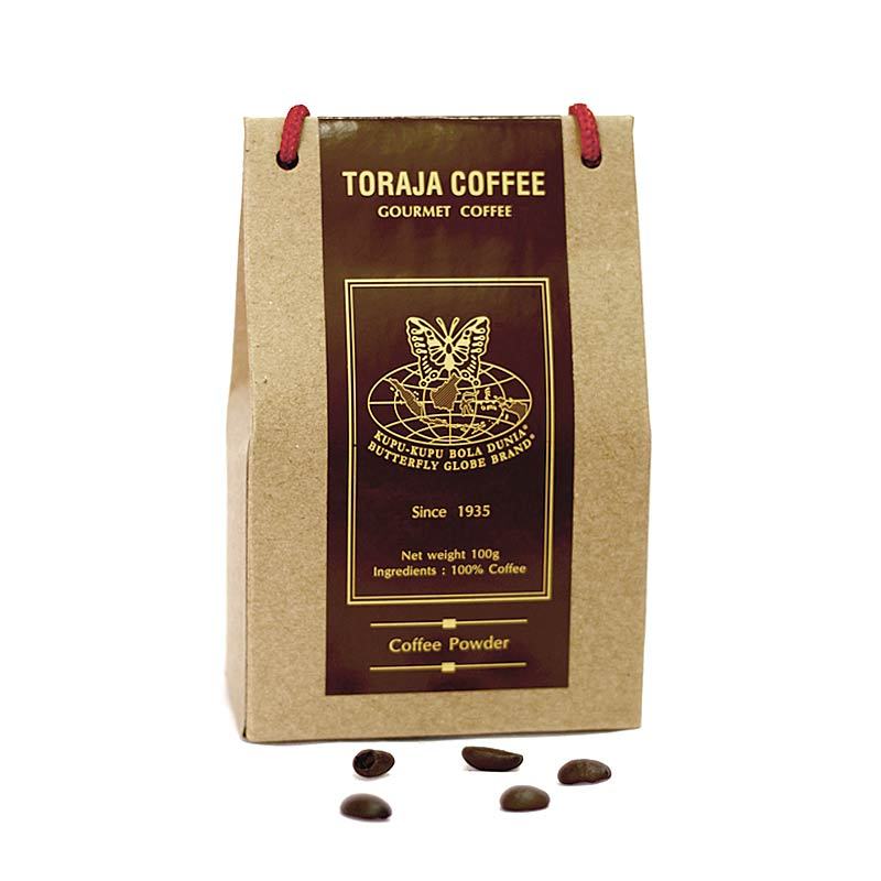 Jual Kupu Kupu Bola Dunia - Toraja Coffee Powder (Tas 100 