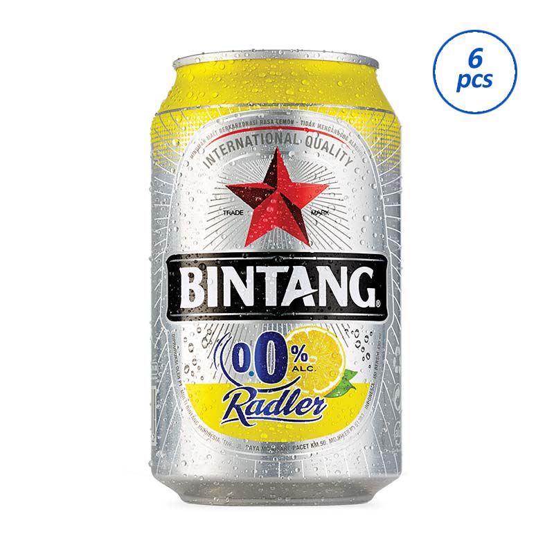 Jual Bintang 114992 Radler 0 Lemon Minuman Kaleng  330 mL 