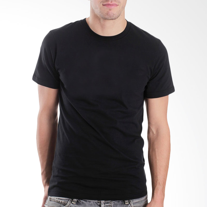 Jual BKP Kaos Polos Oblong - Hitam Online - Harga 